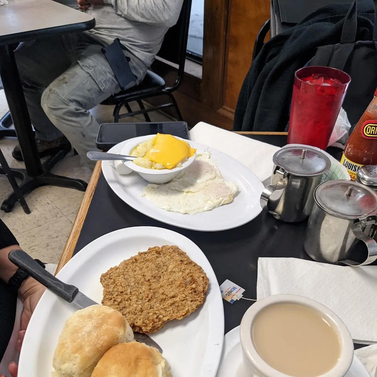 Country Fried Steak with Grits