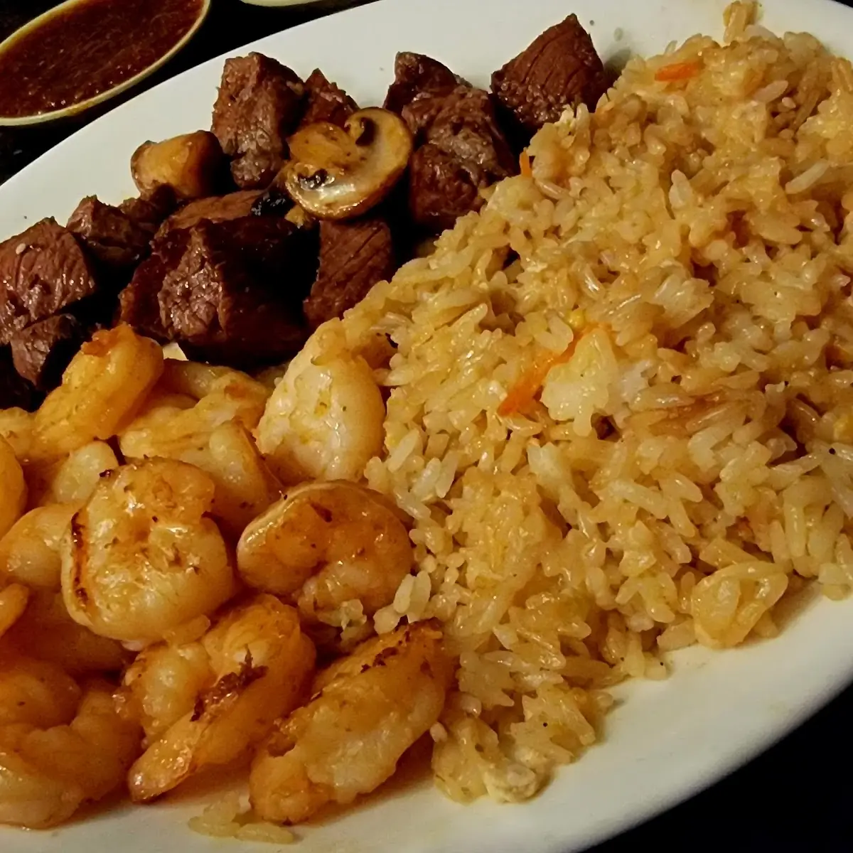 Filet Mignon and Shrimp