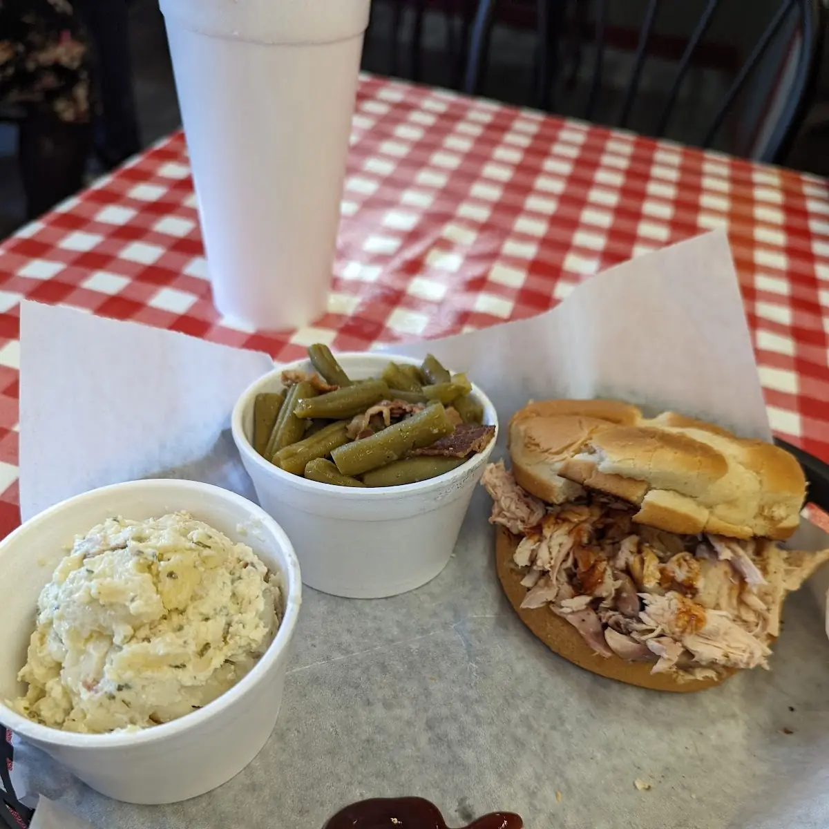 Pull Chicken Sandwich Combo
