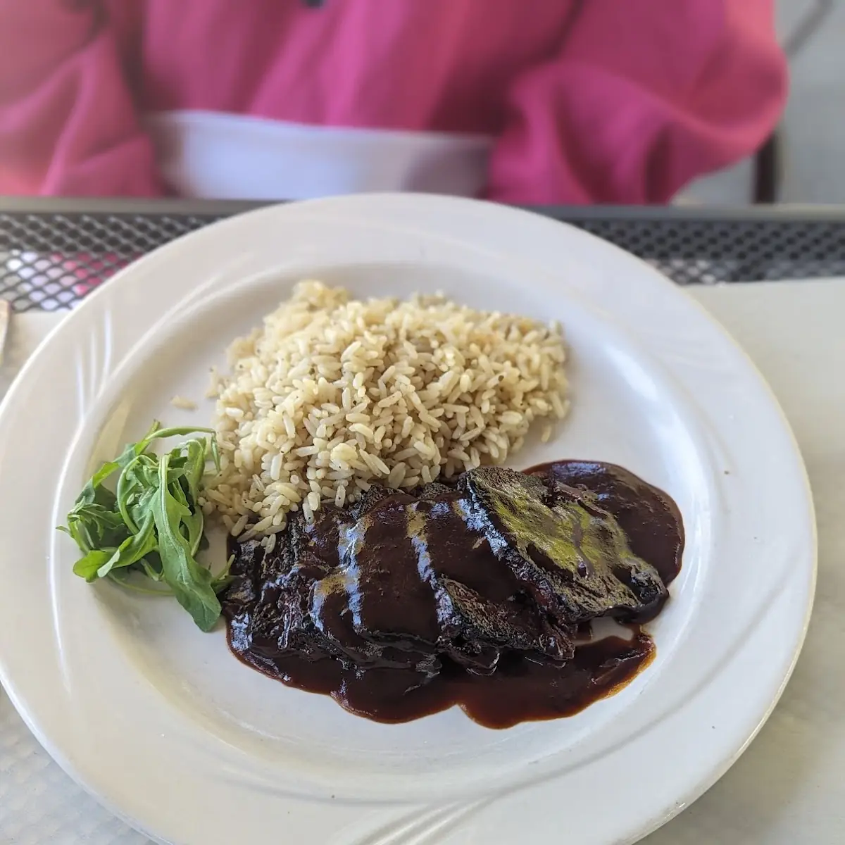 Boneless Short Ribs and Rice Pilaf