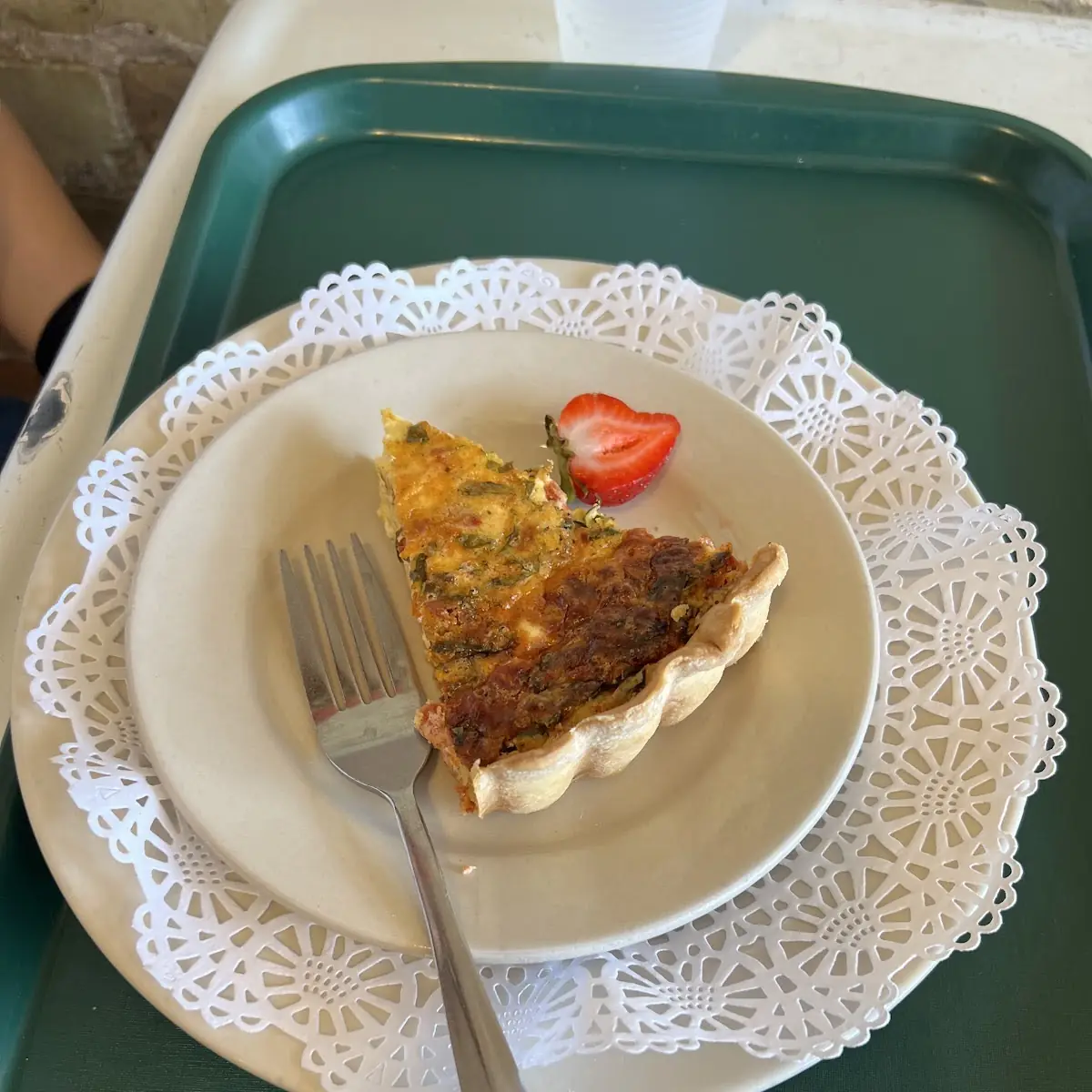Quiche & Fruit Combo