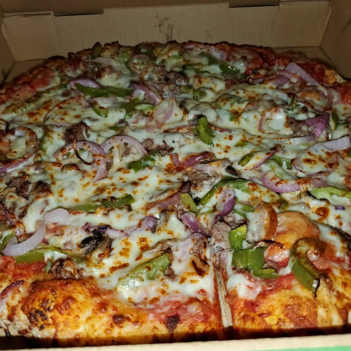 Italian Cheesesteak Pizza