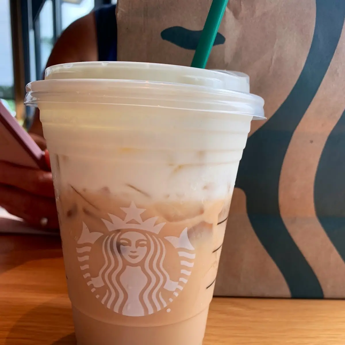 Caramel Latte with Cold Foam