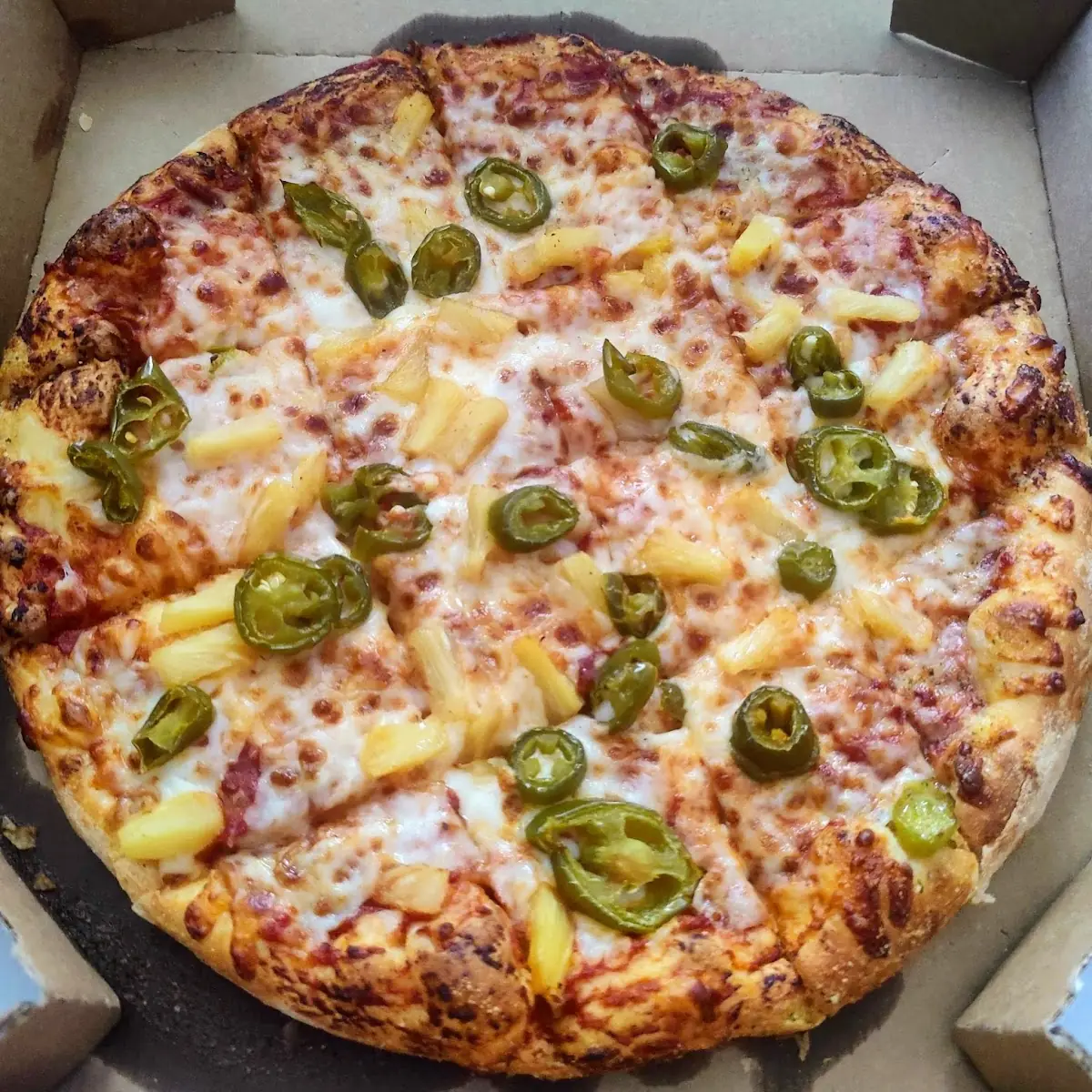 Jalapeno & Pineapple Pizza