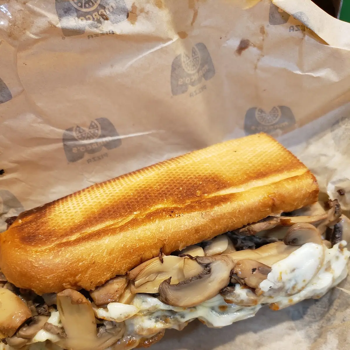 Steak and Cheese Sub with Mushrooms