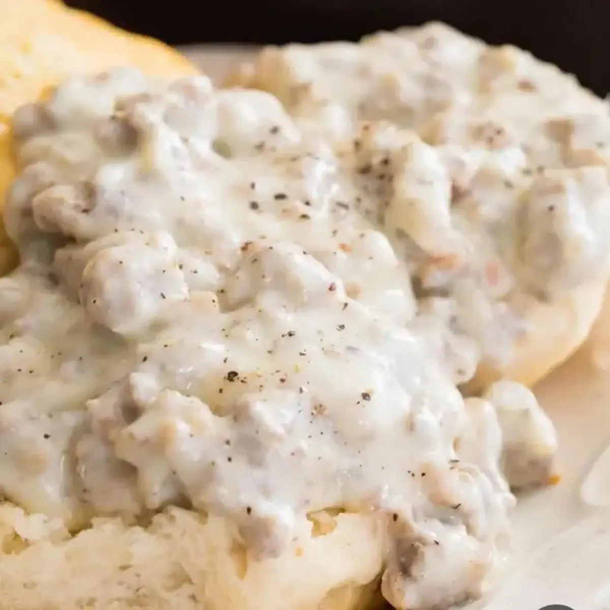 Sausage Gravy and Biscuits