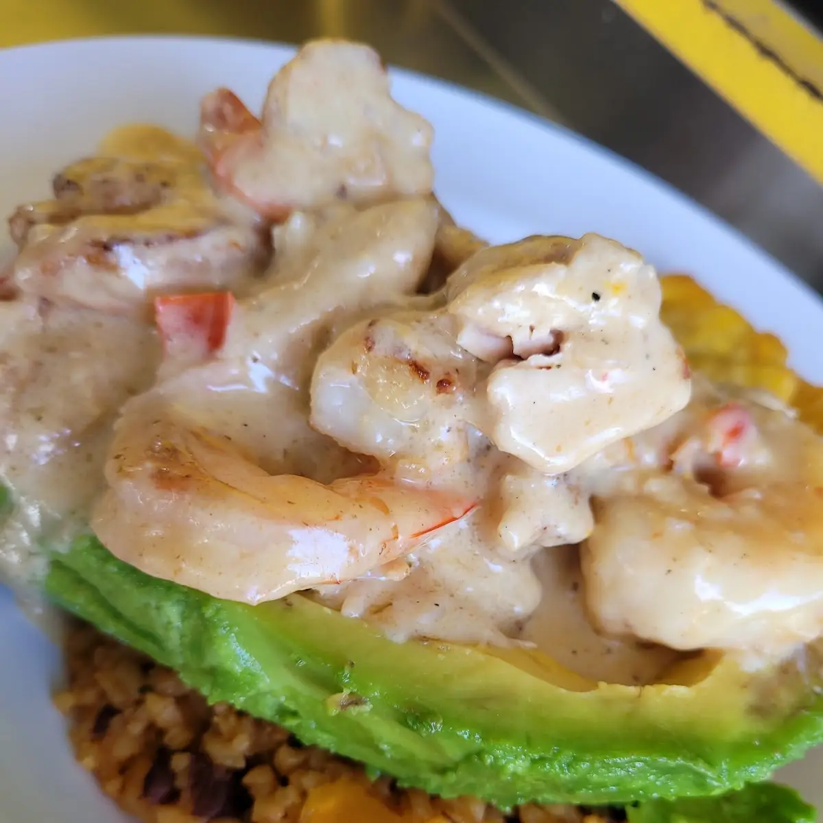 Mofongo Camarones Shrimp