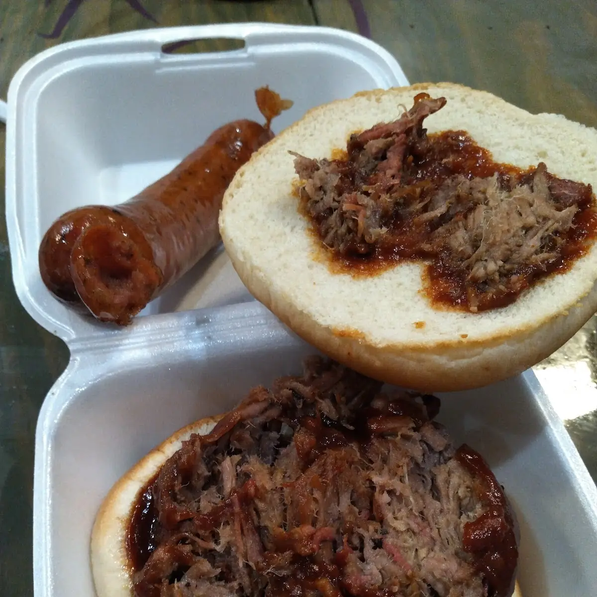 Chopped Brisket Sandwich