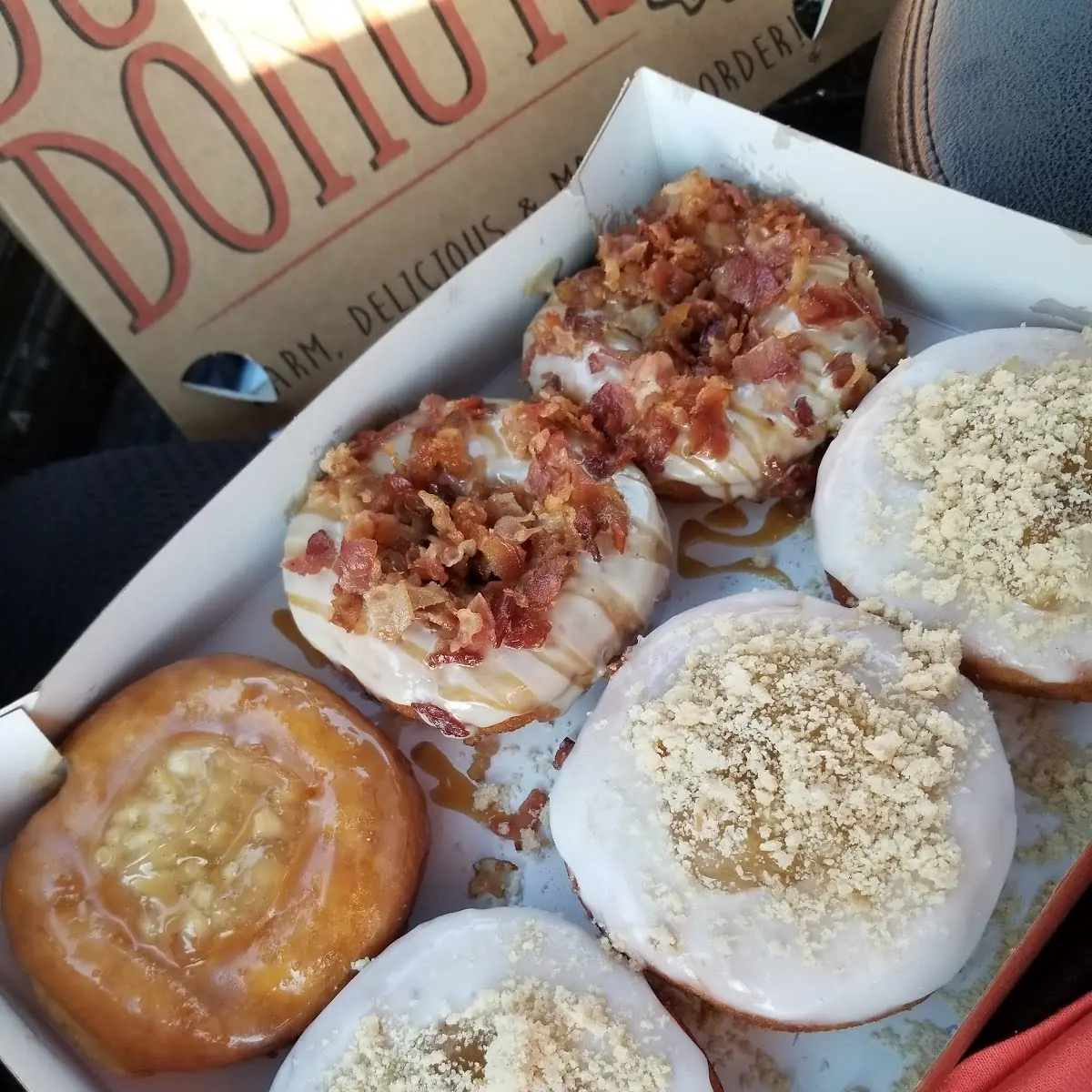 Maple Bacon Apple Pie Caramel Apple Donuts