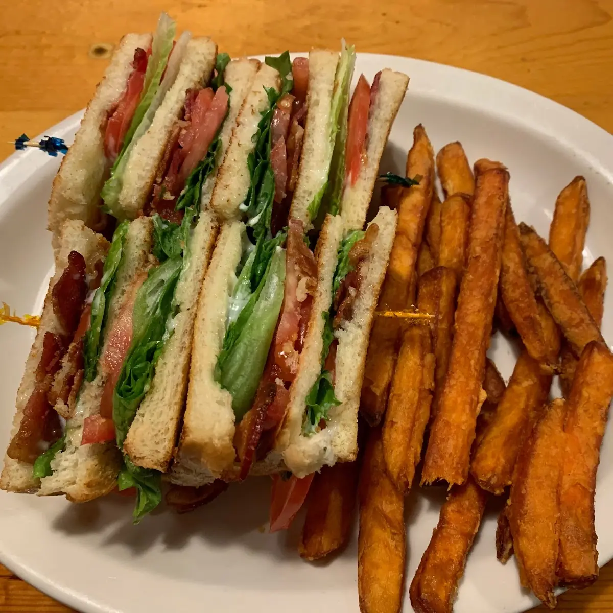 blt & Sweet Potato Fried