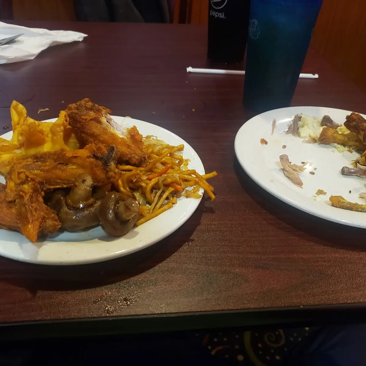 Fried Chicken Wings Frogs Legs Egg Rolls Lo Mean Crab Rangoon