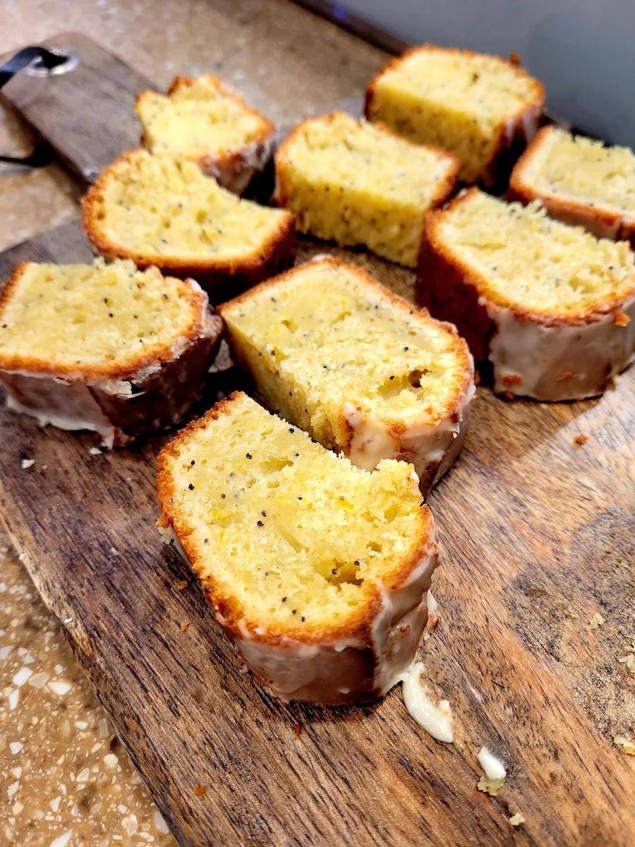 Orange Poppy Seed Pound Cake
