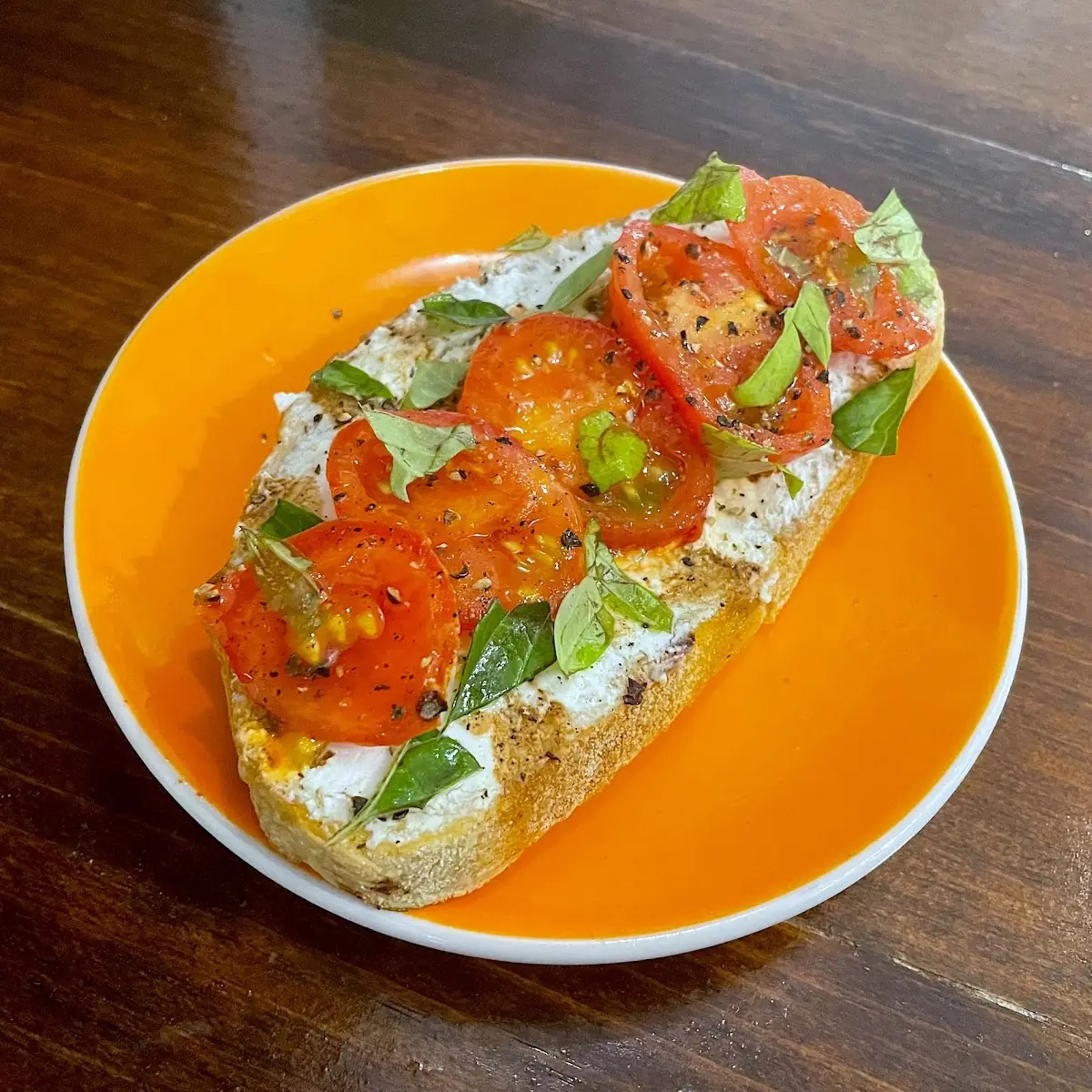 Tomato Basil Toast