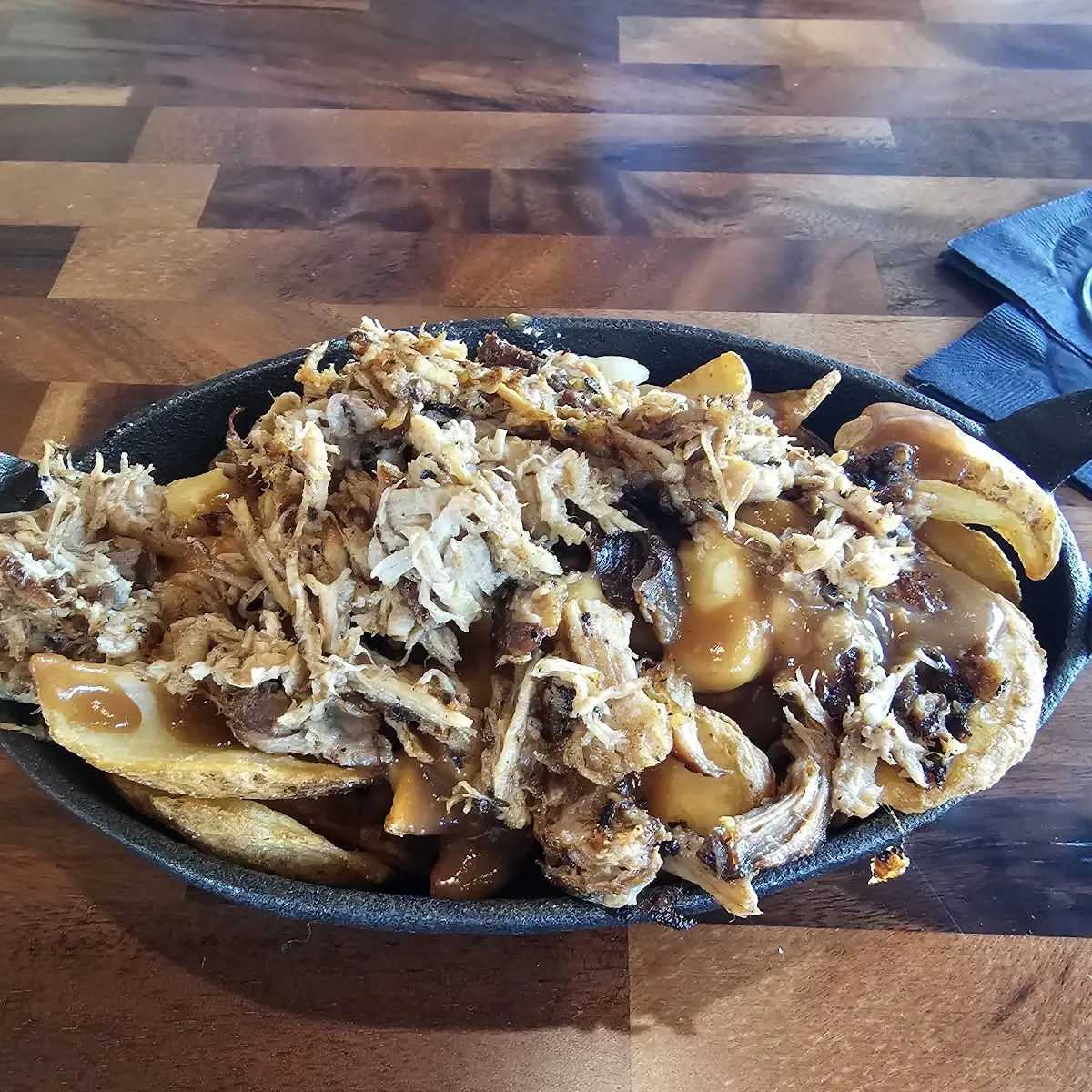 Poutine with Pulled Pork