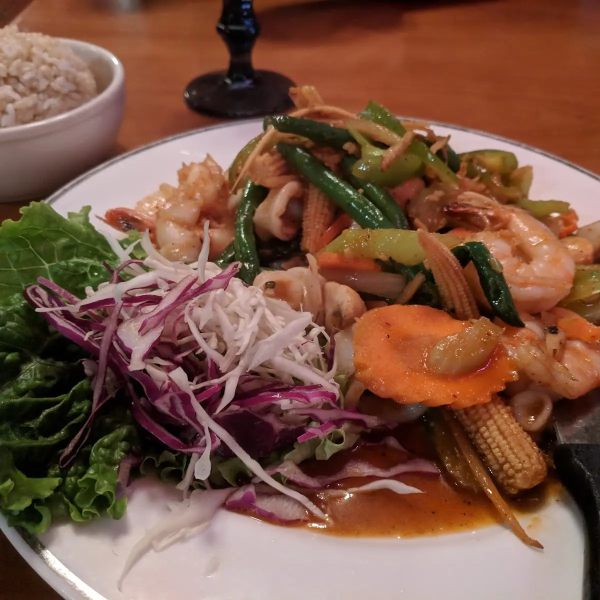 Pad Pak Wine Sauce