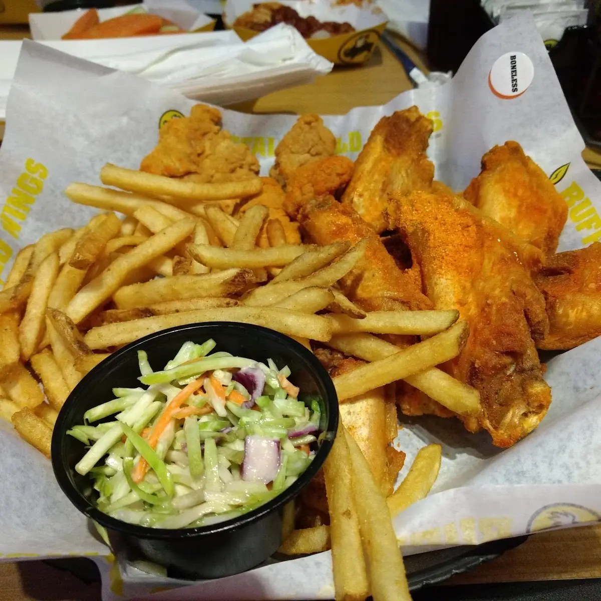 Traditional Wings & Fries