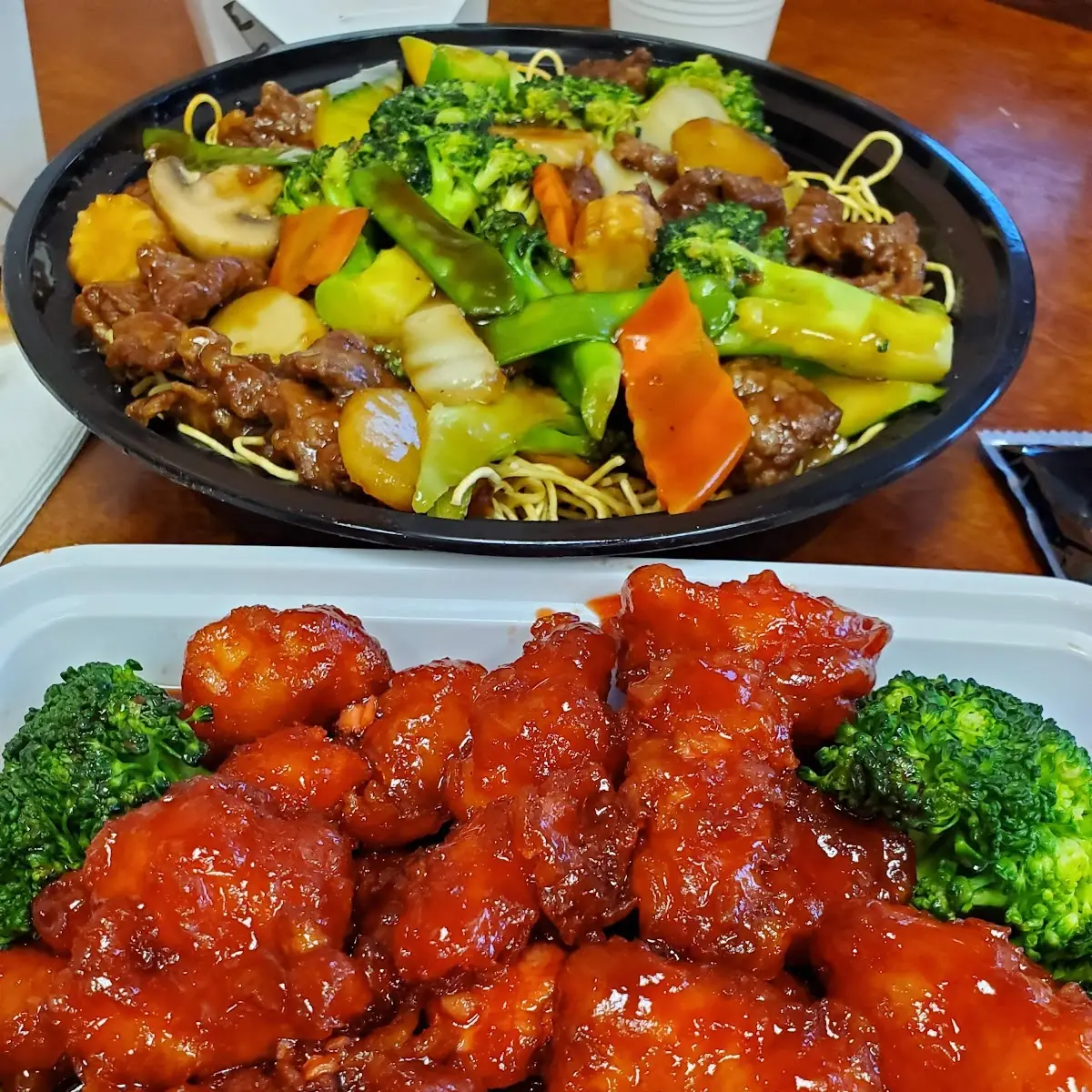 Orange Chicken with Mixed Vegetables
