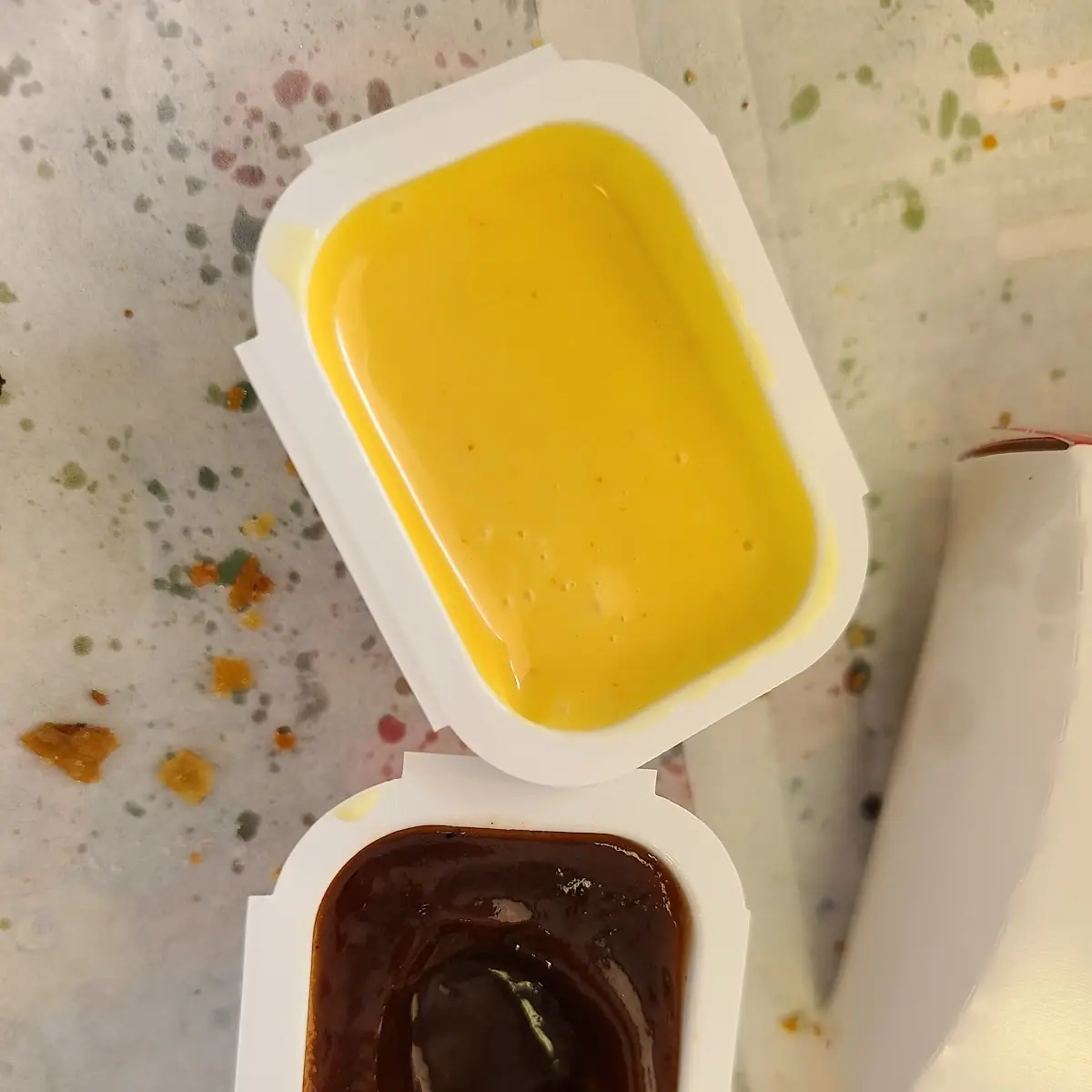 Honey Mustard and BBQ Sauce