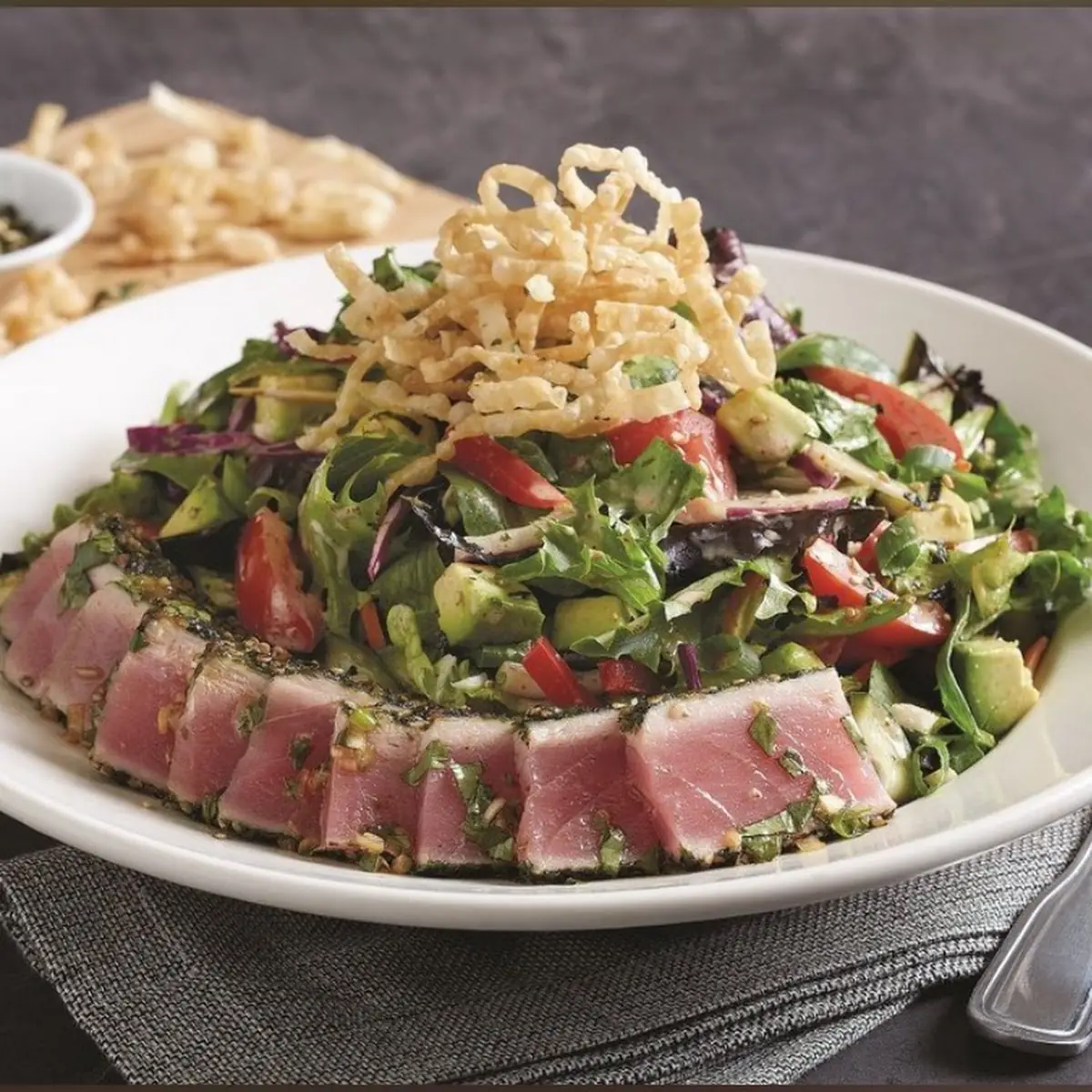 Enlightened Seared Ahi Salad