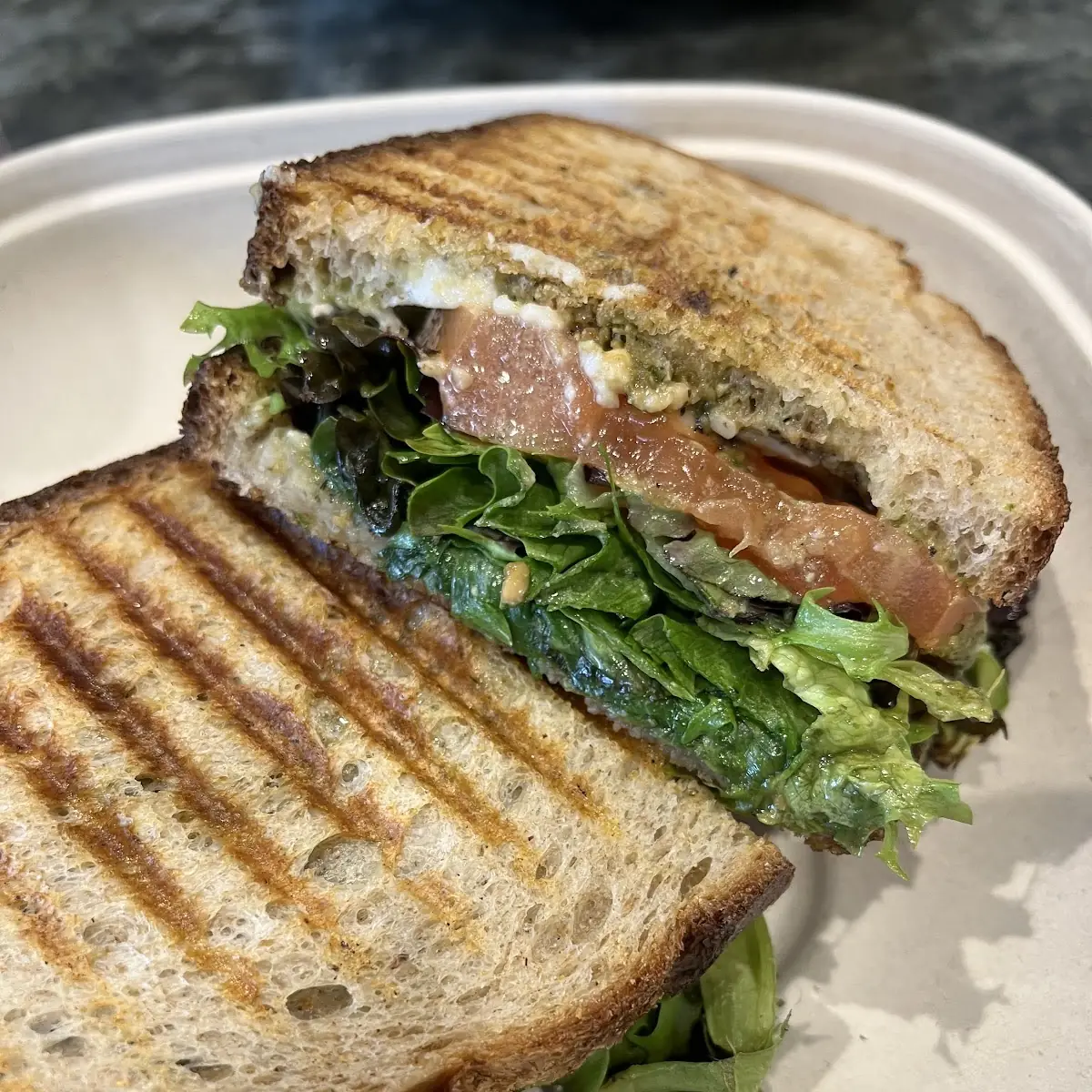 Hot Caprese Sandwich