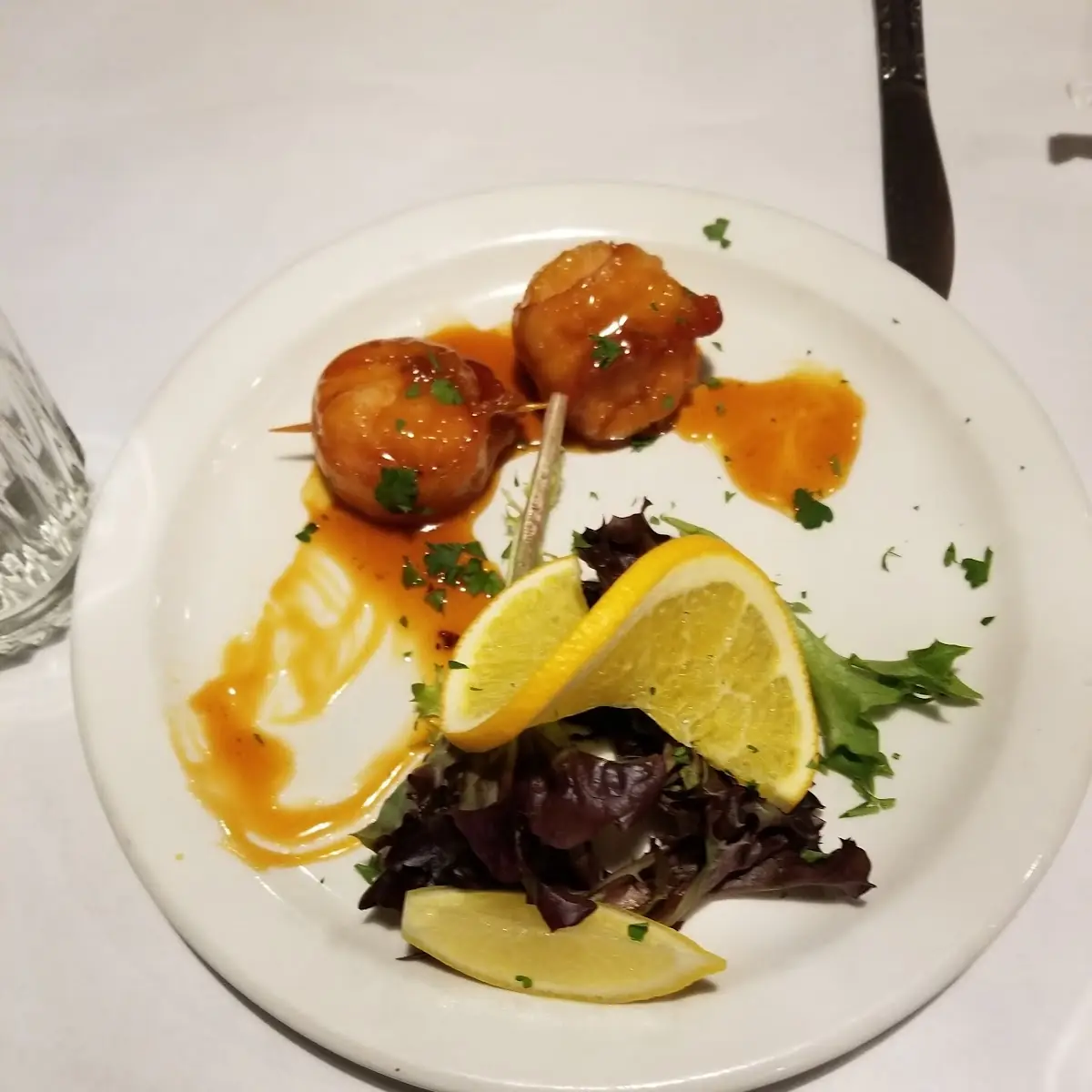 Bacon Wrapped Scallops