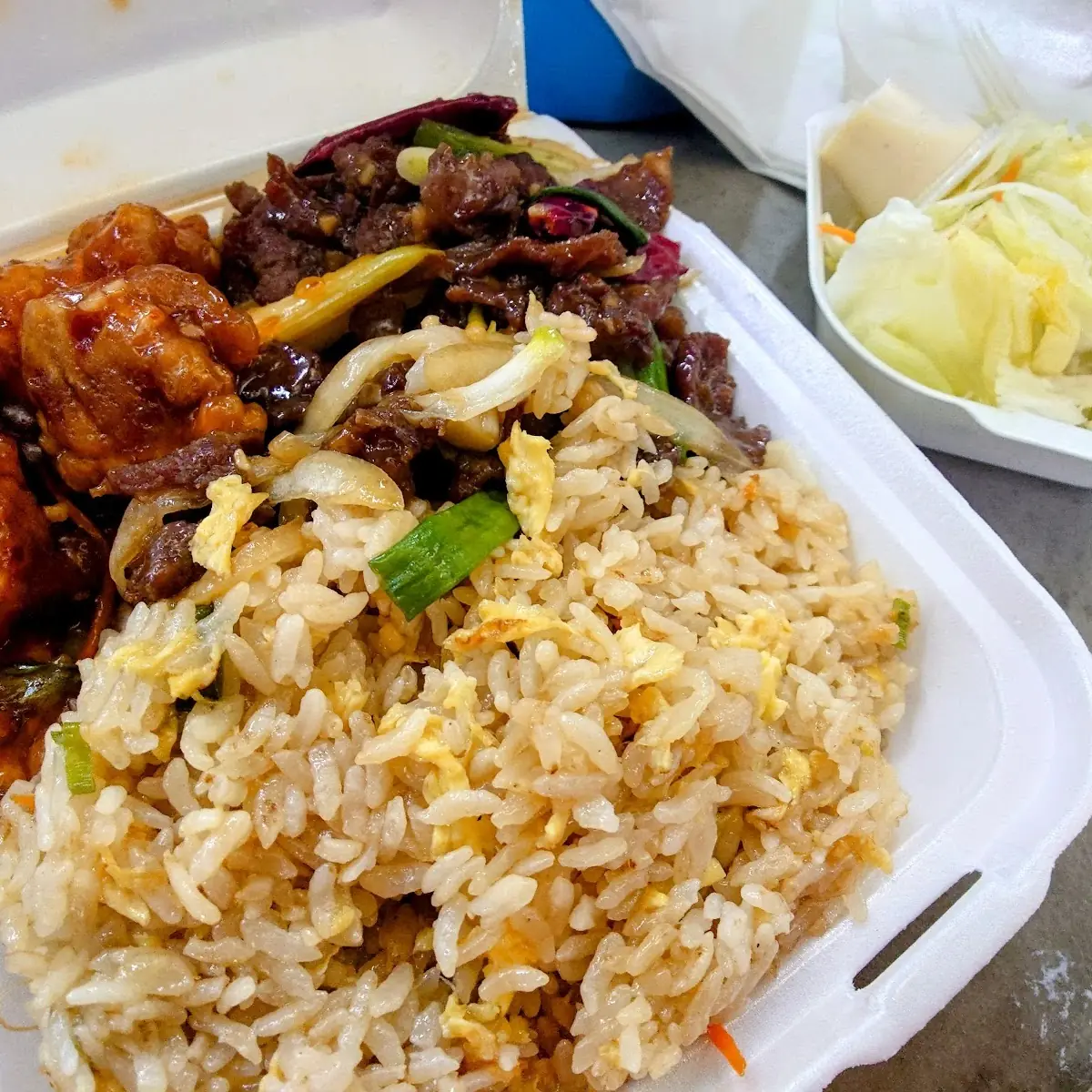 Chicken Kasu & Mongolian Beef