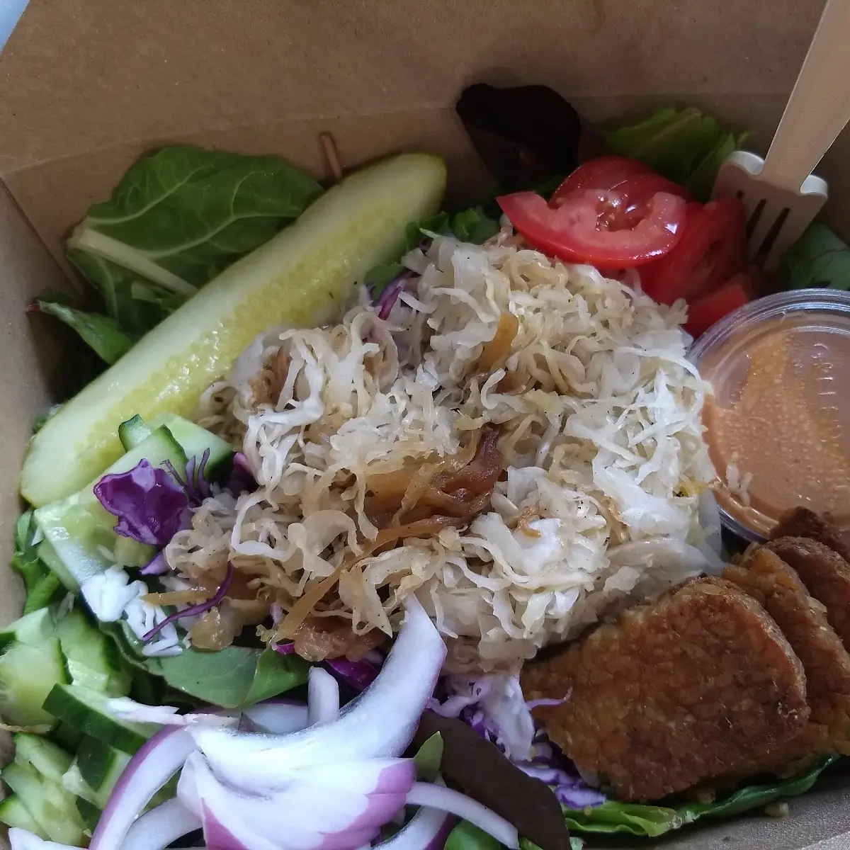 Vegan Reuben Salad