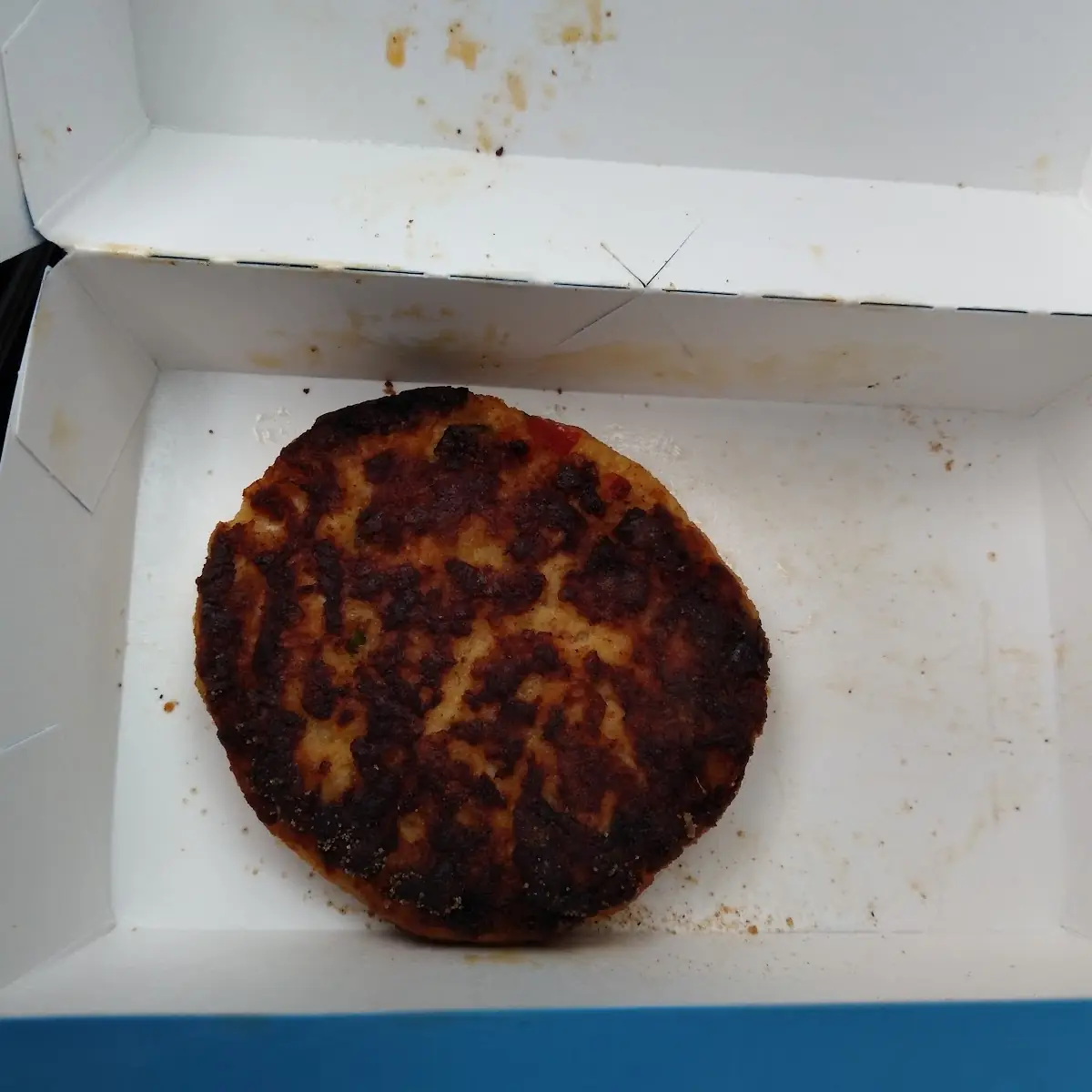A Burnt Crab Cake