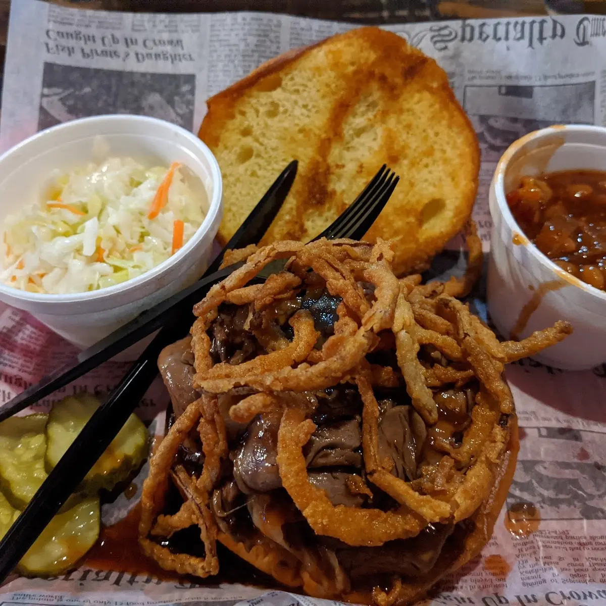 BBQ Prime Rib Sandwich
