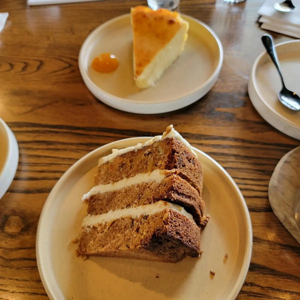Carrot Cake and Cheesecake