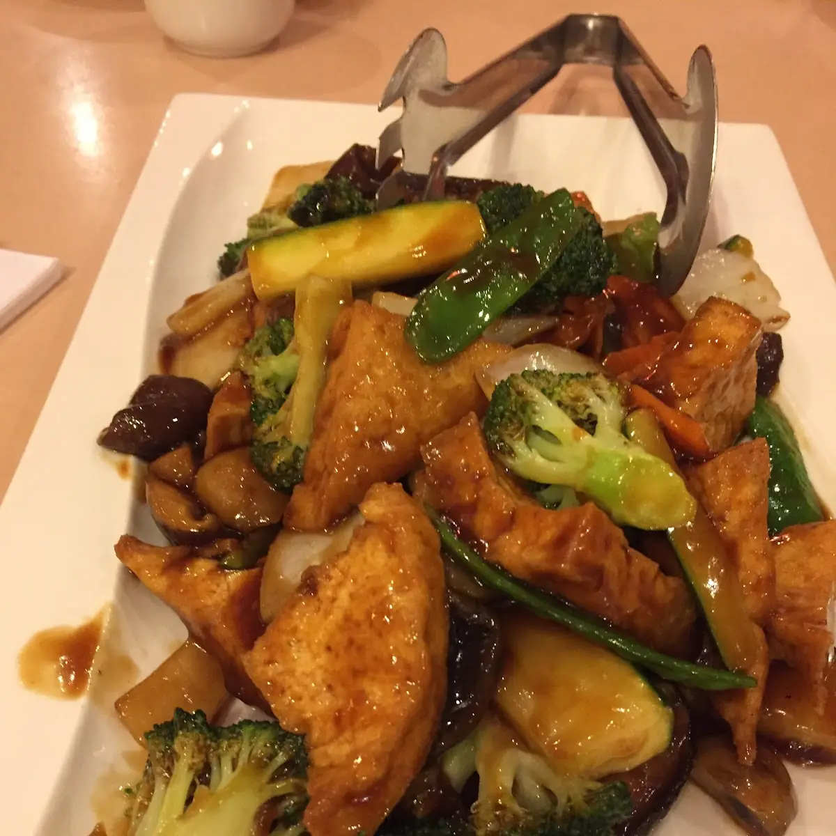 Triple Delight with Garlic Sauce