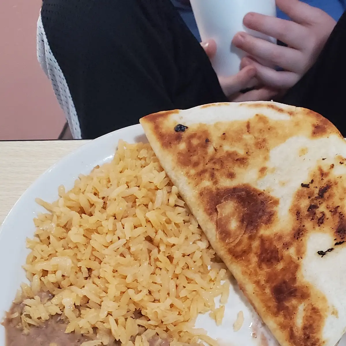 Quesadilla Rice & Beans