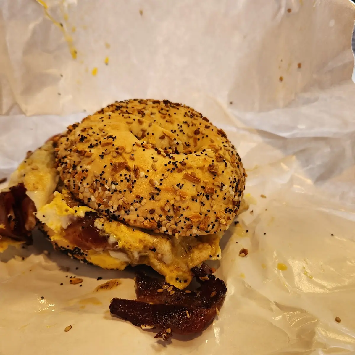 Bacon Egg Cheese on Everything Bagel