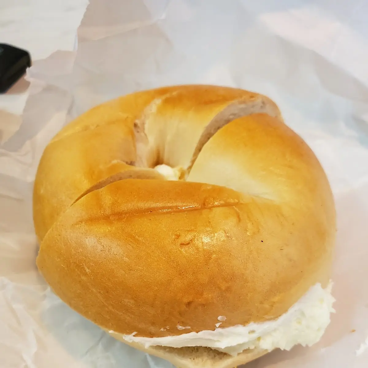 Cream Cheese & Plain Bagel