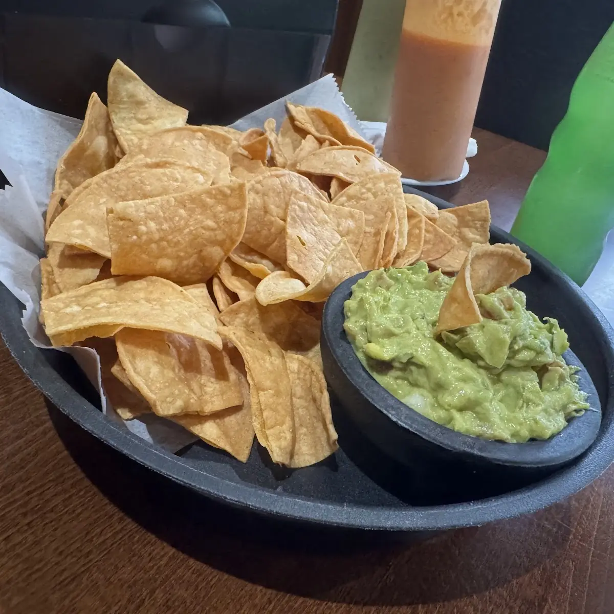 Fresh Guacamole and Tortilla Chips