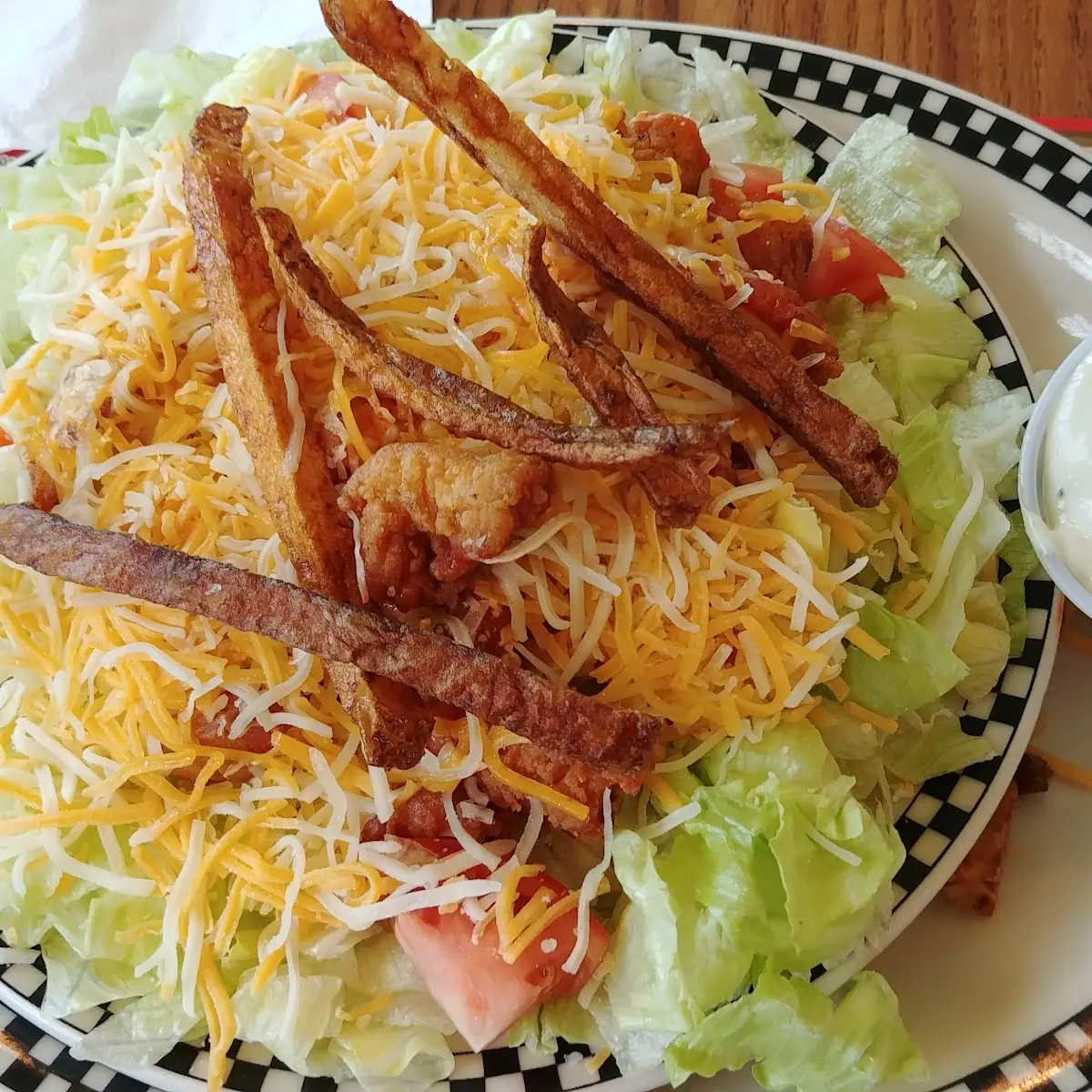 Grilled Buffalo Chicken Salad