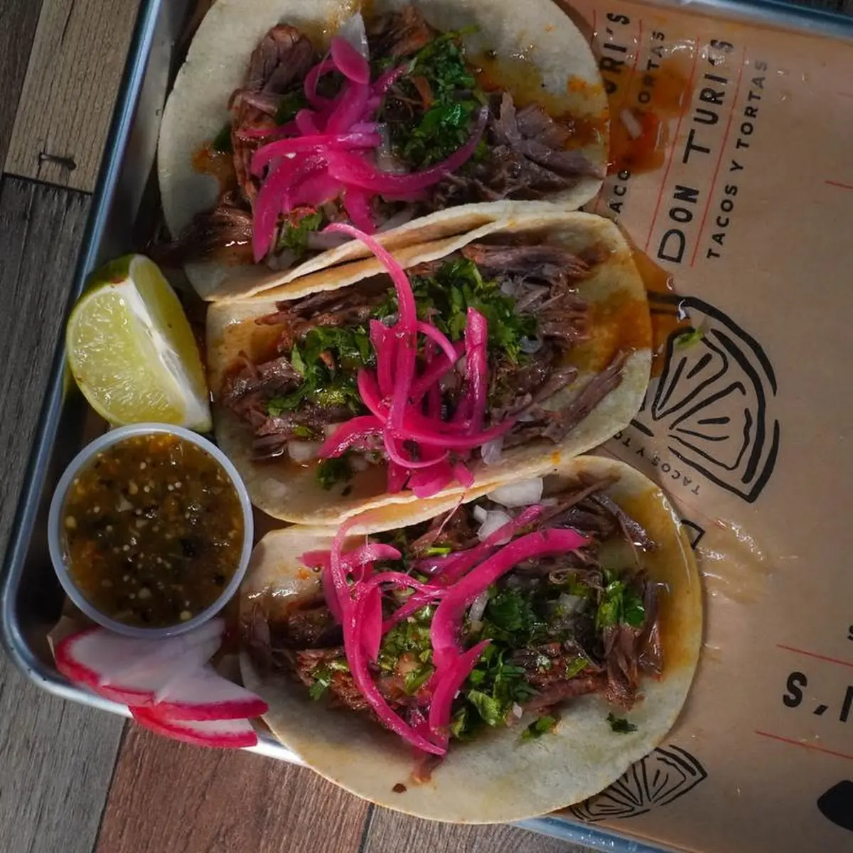 Assorted Tacos with Dipping Sauce