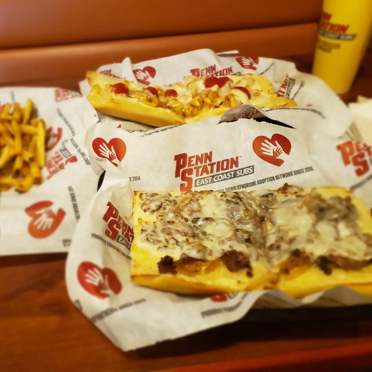 Chicken Philly and Steak Philly