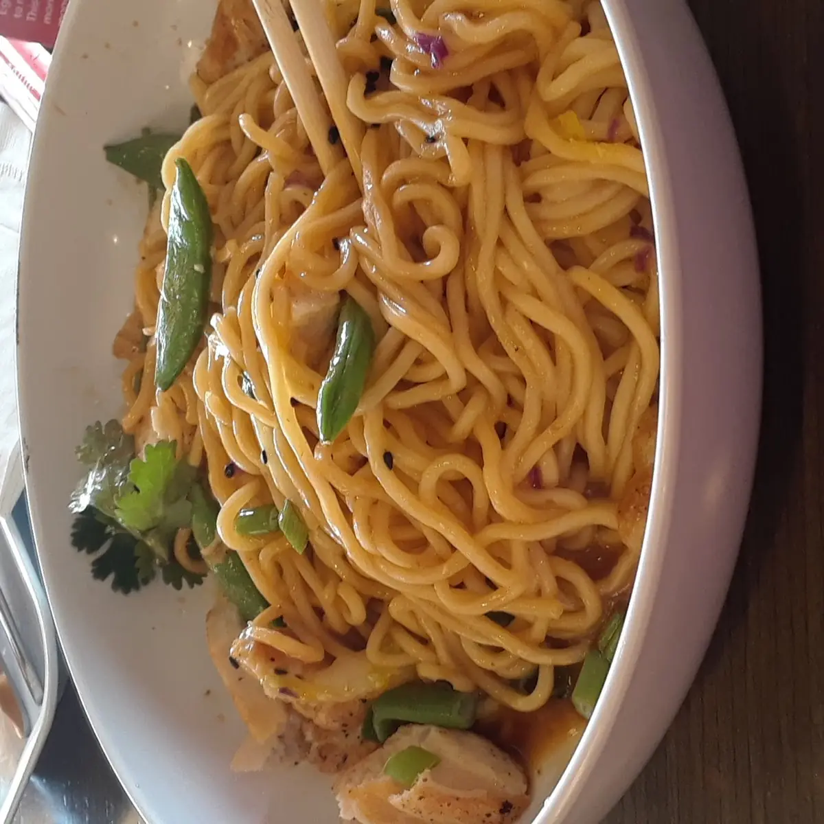 Grilled Orange Chicken Lo Mein