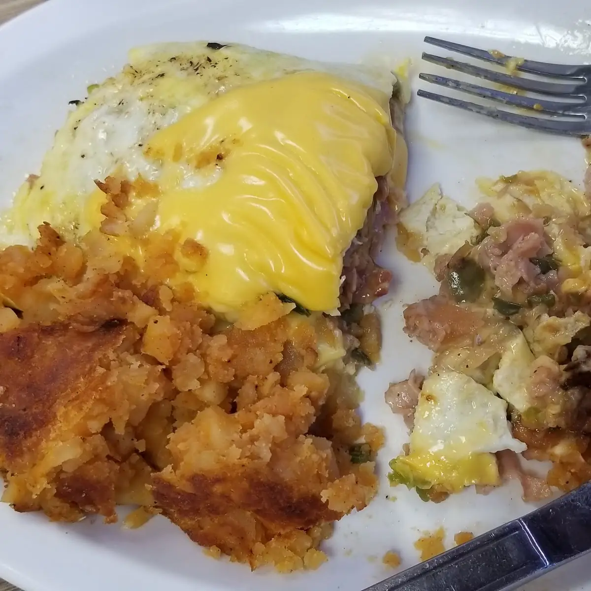 Hash Browns Instead of Grits