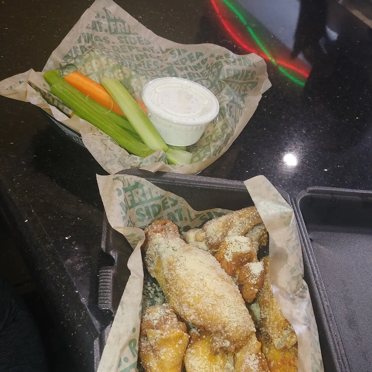 Garlic Parmesan Wings Bone In