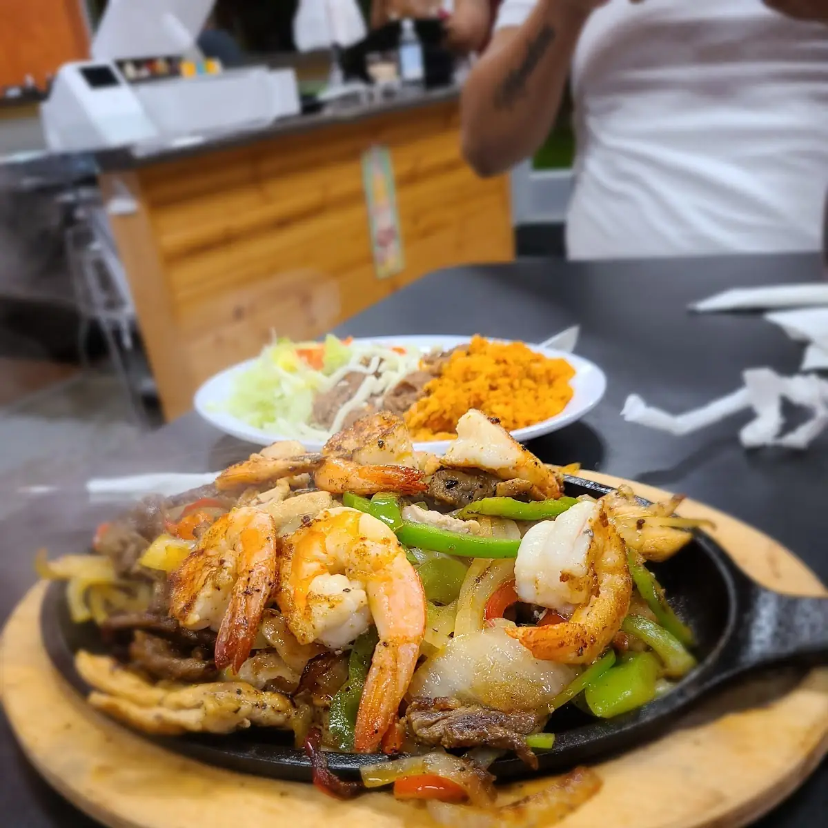 Baja style shrimp tacos