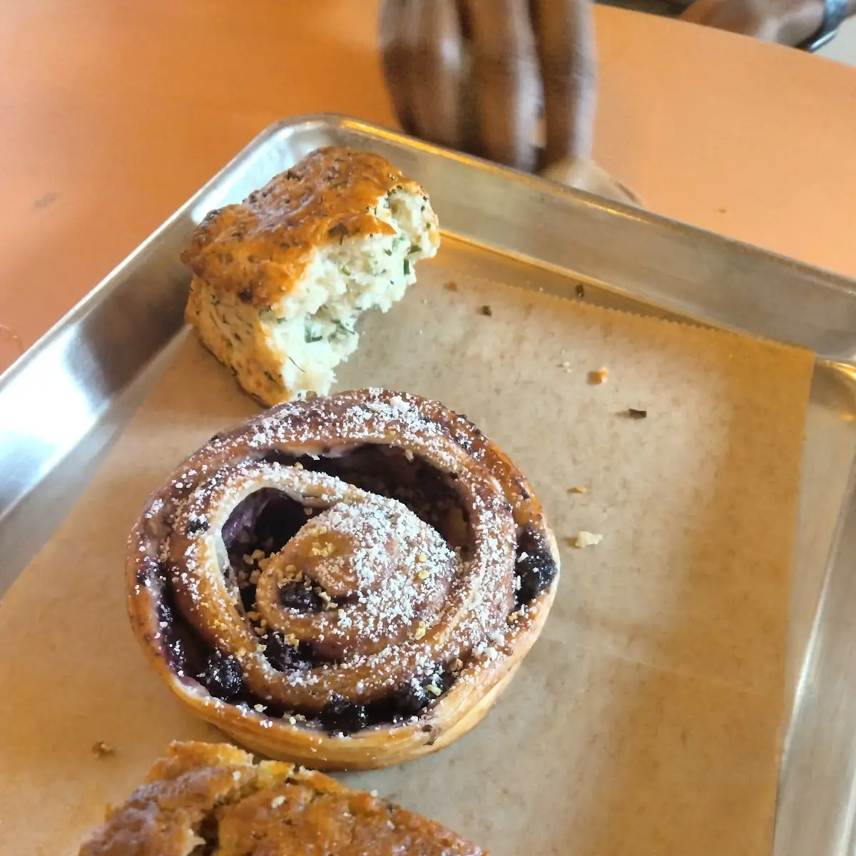Blueberry Cinnamon Roll