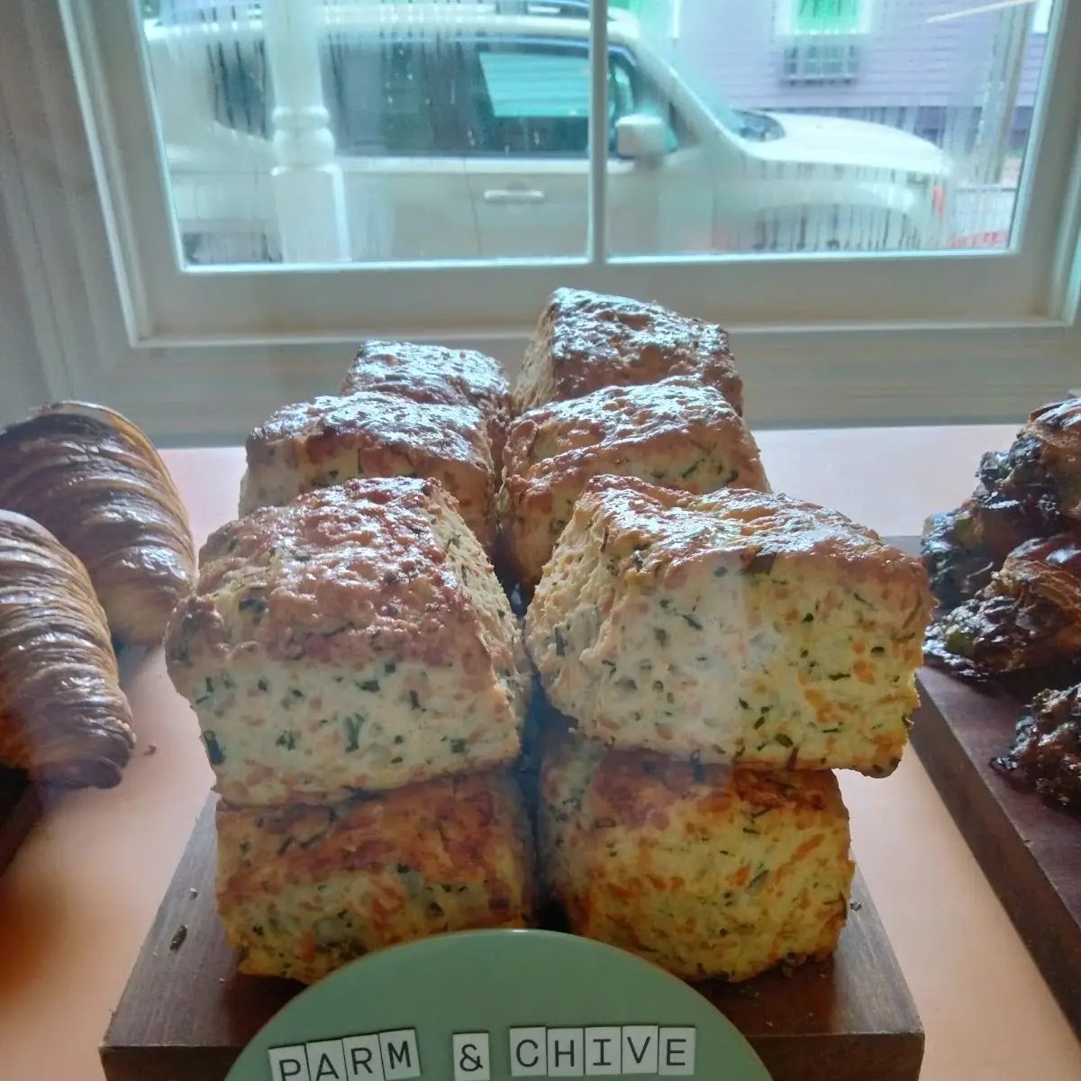 Parm and Chive Biscuits