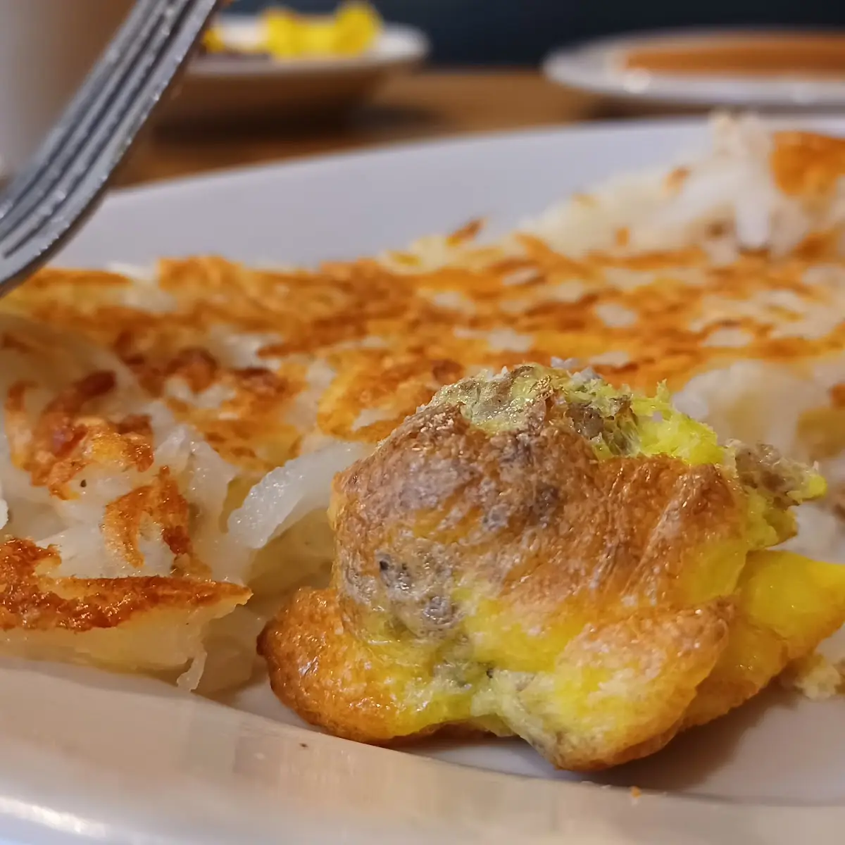 Sausage and Cheese Omelette