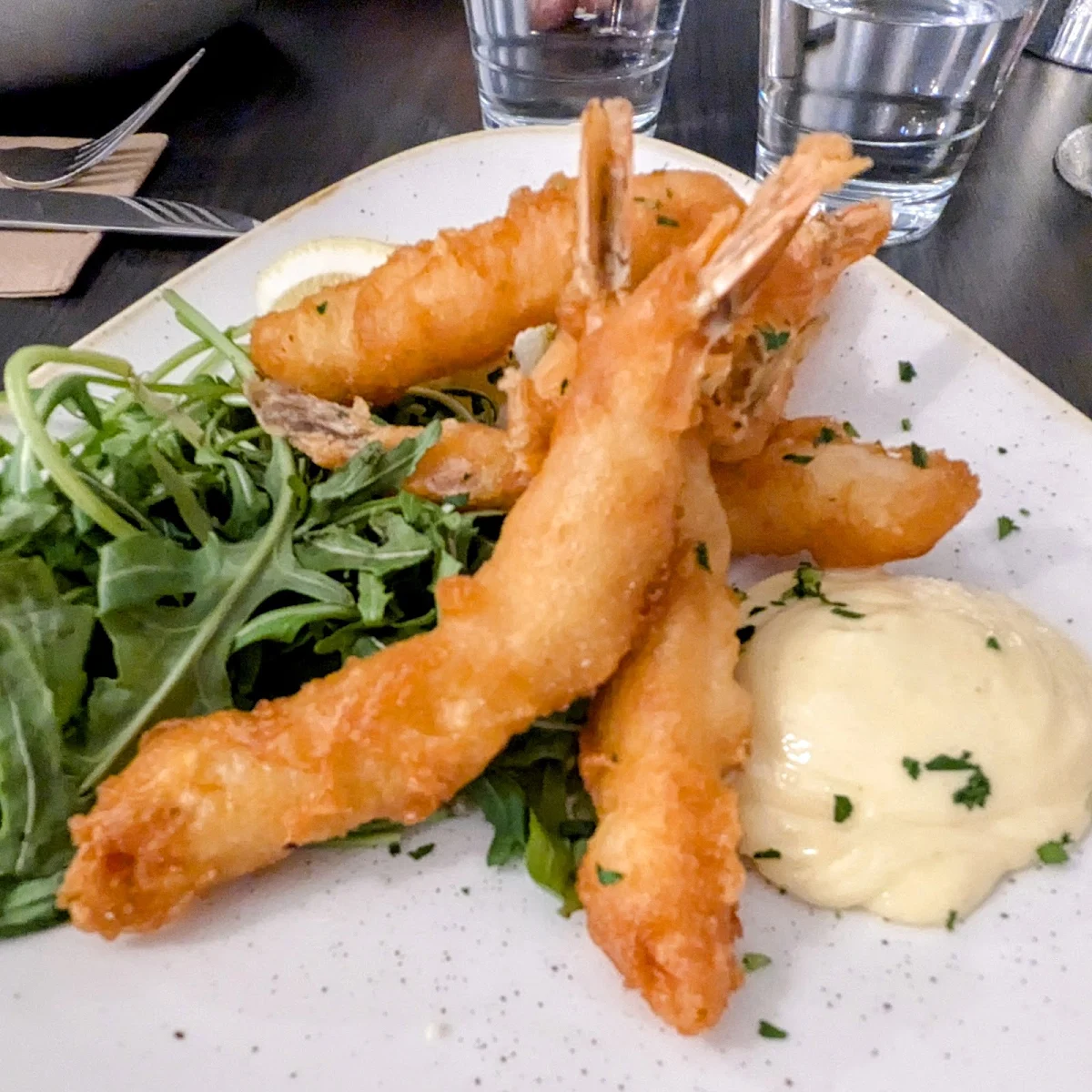 Tempura Prawns, Thirty Three Degrees