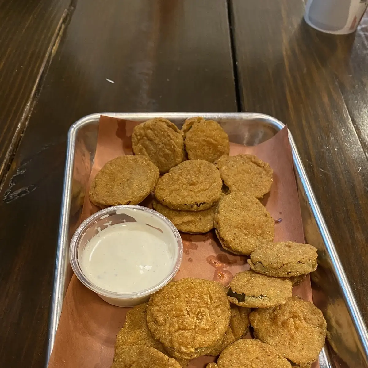 Southern Fried Pickles with Ranch Dessing