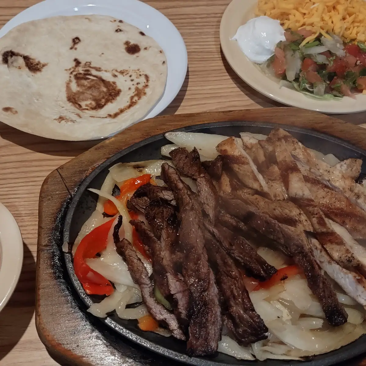 Beef and Chicken Fajitas