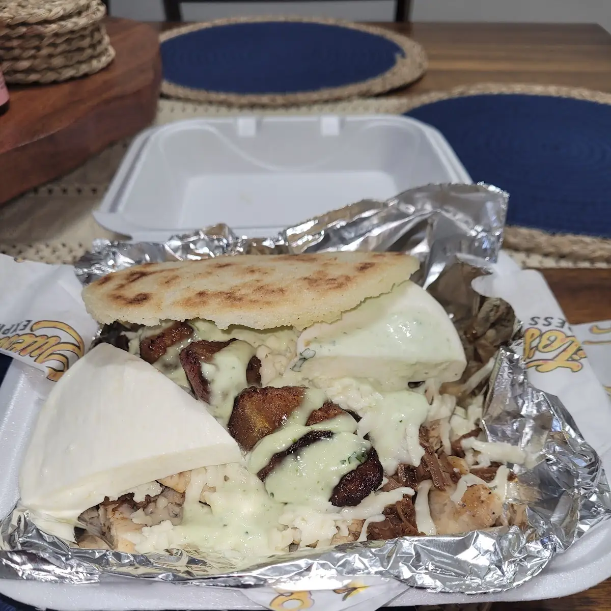 Arepa Asada De Queso Grilled Cheese Arepa
