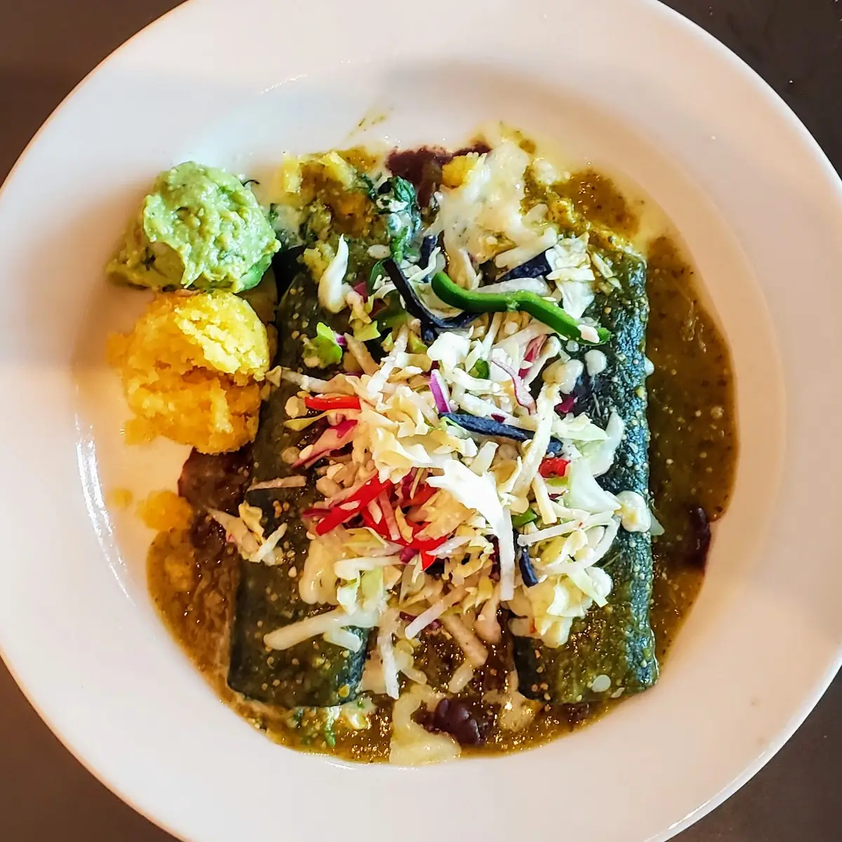 Goat Cheese Enchiladas